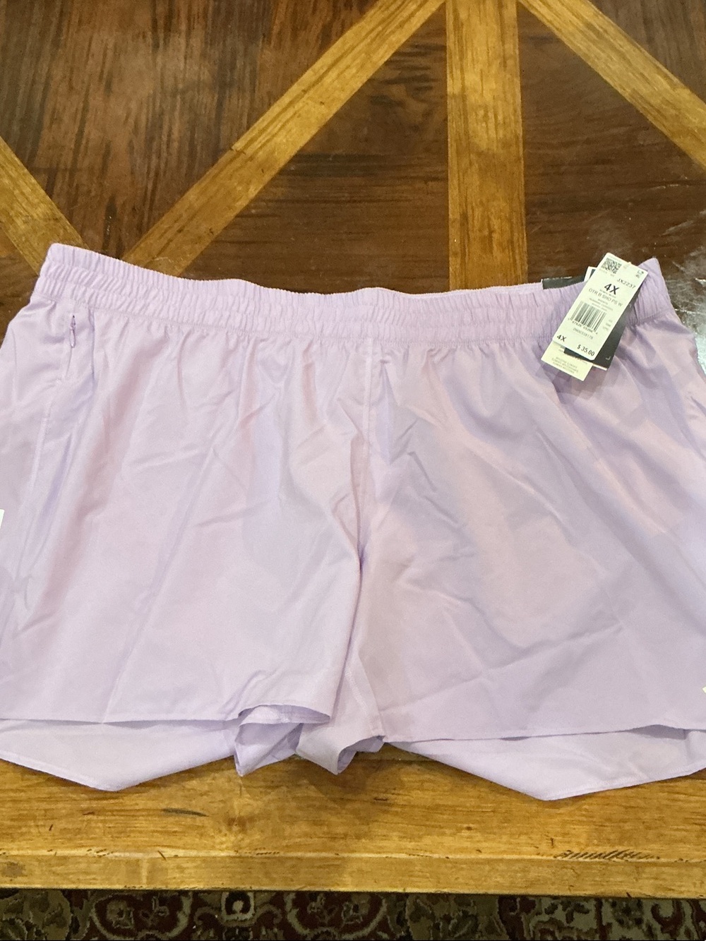 adidas Light Lavender Athletic Shorts